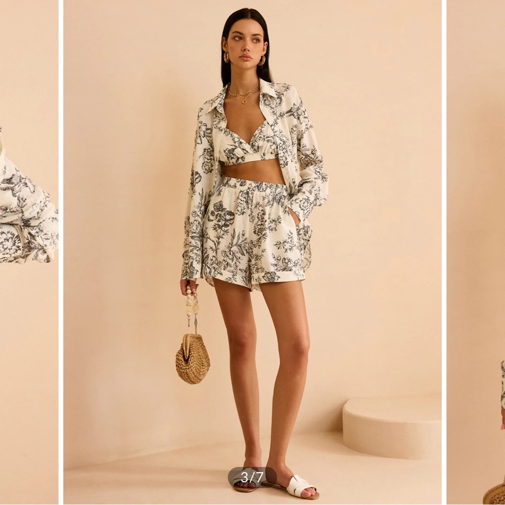 Commense Floral Print Three Piece Set - Picture 3 of 5